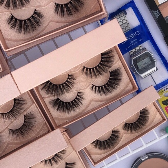 2 pairs Faux Mink False Eyelashes - Picture 3 of 4